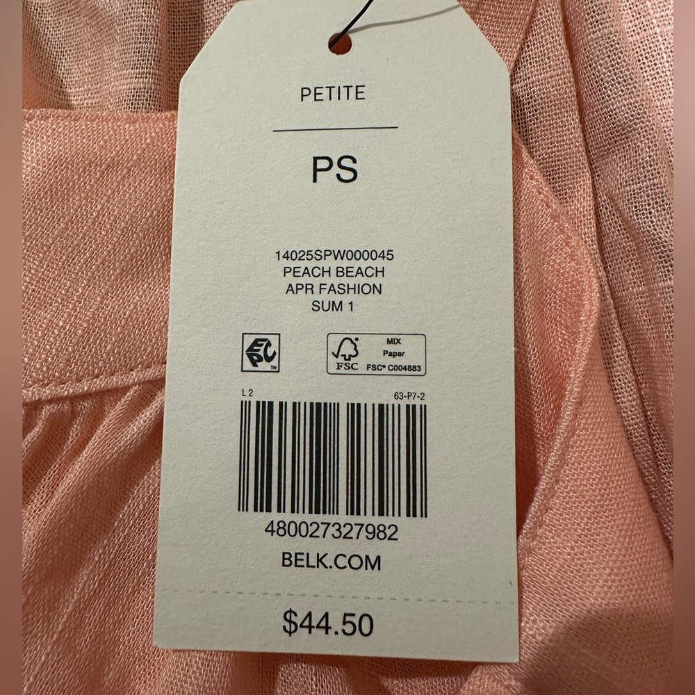 Wonderly Petite tie neck Tank Top - Picture 5 of 6